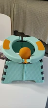 Colcha plegable para niños, inodoro portátil de viaje para entrenamiento de bebé, inodoro de limpieza rápida para uso en tabla, práctico para almacenamiento