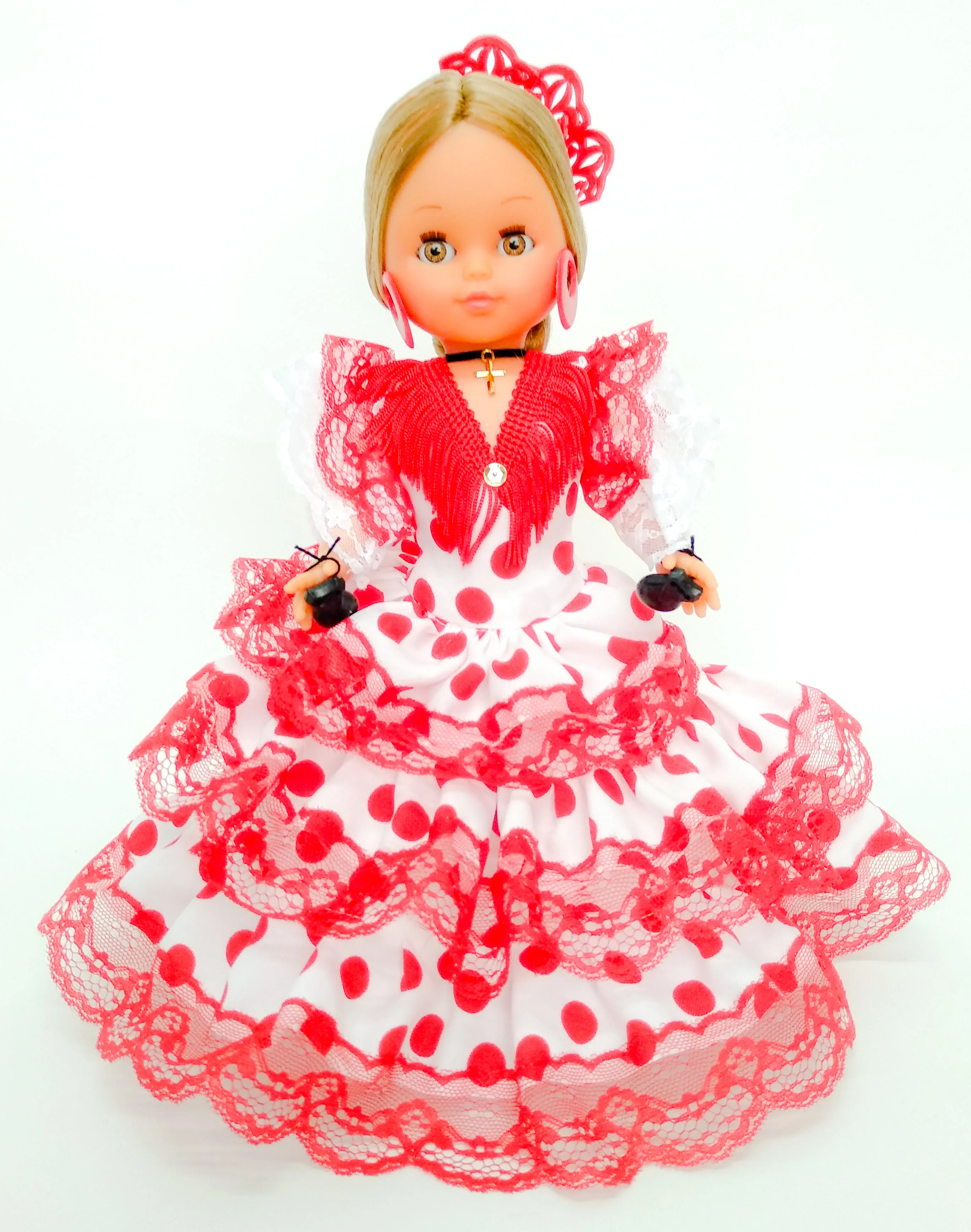 Lovedoll 35 см. Народный Artesania типичный андалуза фламиш Испания с расческой. Изготовлено в Испании. Подобным Нэнси
