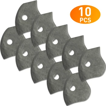 

10PCS KN95 Activated Carbon Mask Filter PM 2.5 Anti Pollution Cycling Running Sports N95 Face Mask Filters