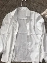 Blusa informal de gasa con lazo elegante para verano, camisa de oficina con cuello de gasa para mujer