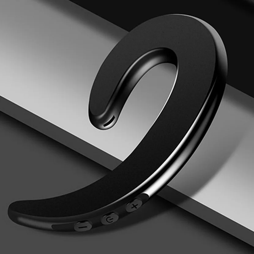 Черный KPHRTEK 100 шт S-103 беспроводные наушники Bluetooth наушник с зацепкой на ухо безболезненная гарнитура Blutooth спортивные наушники - Цвет: Черный