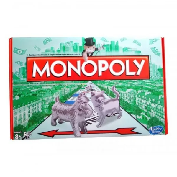 Настольная игра Monopoly classic(Разноцветный