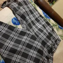 Plaid Pants Trousers Joggers Harajuku Women Streetwear Korean-Style Plus-Size Autumn