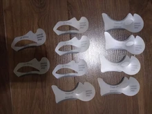 Plantilla de delineador de ojos, cola de pez, doble ala, modelos de delineador, conformación de la plantilla, herramientas, plantilla para cejas, tarjeta DIY, 10 Uds.