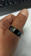 AsJerlya nuevo negro anillo de hombre 100% carburo de titanio de joyería de los hombres de la boda bandas clásico regalo de novio 8mm negro anillo de los hombres de las mujeres