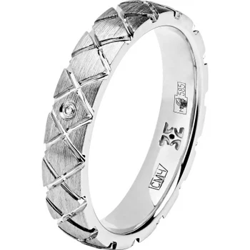 

Esthete ring with 4 white gold diamonds