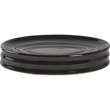 

Soap Dish "oil" ceramics color black