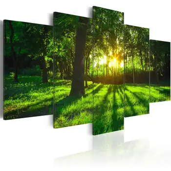 

Picture-Morning in the forest - 100x50 cm