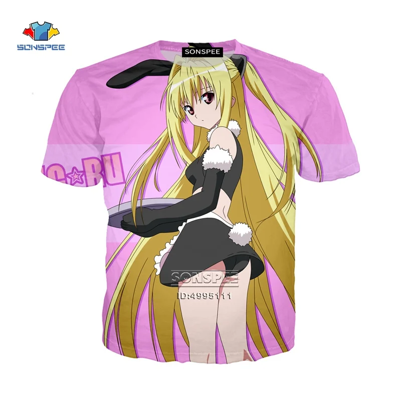 11 YOJULY/Повседневная футболка унисекс с 3D принтом «Otaku», «Toraburu To Love Ru», «Kawaii Girl Momo», «Harajuku», летняя футболка, молодежные топы, A856 - Цвет: 11