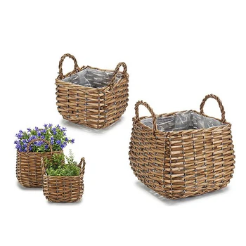 

Basket set Ibergarden wicker (23,5 x 20 x 23,5 cm)