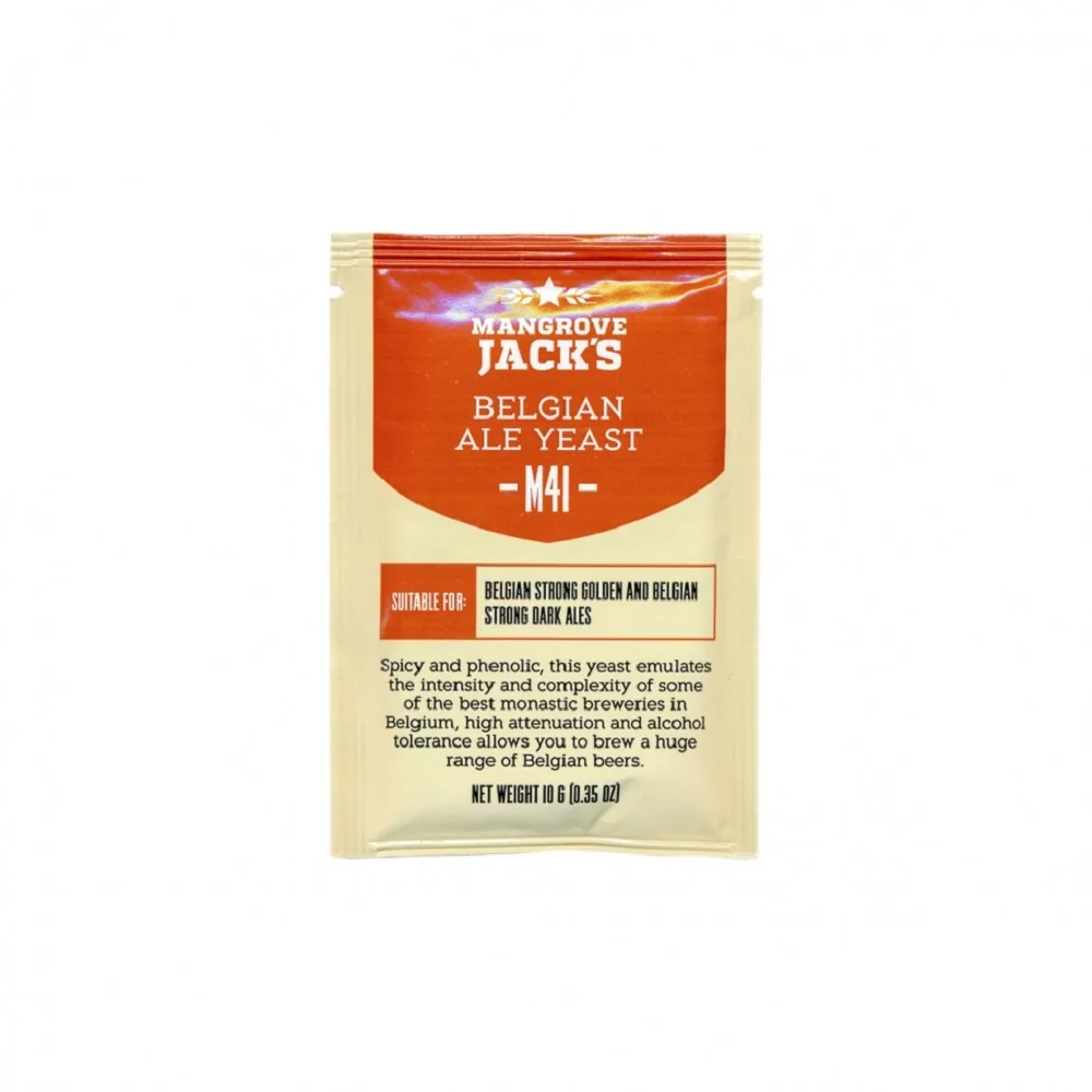 Yeast Beer Mangrove Jack "belgian Ale M41" 10 Gr. Beer Brewing