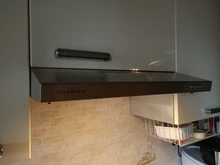 CIARRA Campana extractora con visera de 60 cm Campanas debajo del gabinete Extractor de cocina de acero inoxidable montado en la pared Modelo CBCS6903 [Clase energética C]