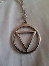 Anime colgante, collar de Cosplay de Akatsuki Hidan circular triangular colgante estrella geométrica nube collar de pareja para hombres y mujeres