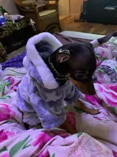 Pijamas de perros para otoño e invierno, Mono para perros pequeños, jerseys Shih Tzu Yorkshire, ropa de lana suave para cachorros y gatos