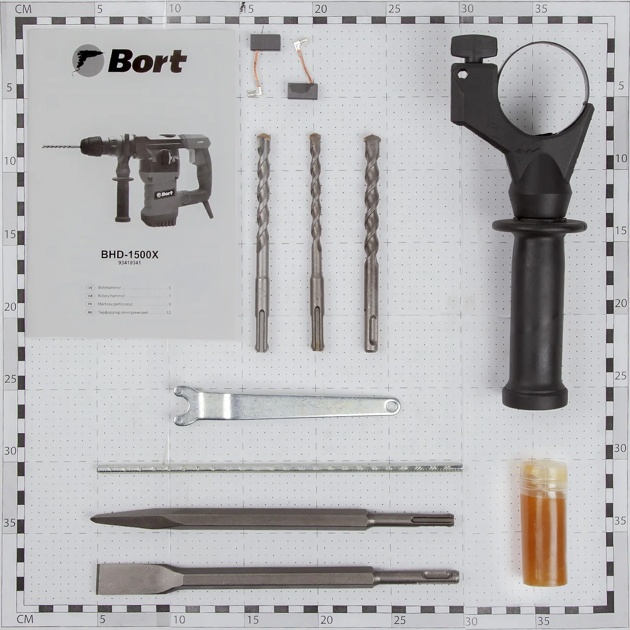 Перфоратор электрический Bort BHD 1500X (Мощность 1500 Вт энергия удара 6 Дж