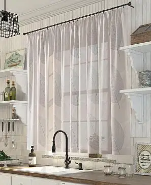 Шторы С Тюлью Для Кухни Купить