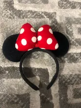 ZAFILLE-cintas para el pelo de orejas de Minnie para niña, cinta para el pelo para sesión de fotos, sombreros de fiesta de cumpleaños, accesorios para el cabello para niña