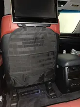 MOLLE táctico Universal para coche, organizador de asiento trasero, militar, MOLLE, Protector, herramientas de exterior, paquete de almacenamiento de accesorios para coche