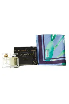 

D'amore 100 Ml EDP Black Shawl Gift For Men & Women Perfume Set