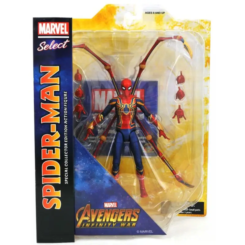 Человек Паук Аvеngеrs Infinity Wаr Iron Sрider Man Marvel Select фигуркa Мстители Оригинал | Игрушки и