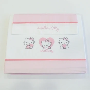 

Bed Sheets Crib HELLO KITTY White