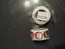 Stickers Box-Labels-Decorations Candy-Bag Merry-Christmas New-Year Elk 500pcs