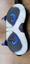 Mascarilla para dormir con forma de perro y gato, protector para ojos, suave, Natural, para dormir, sombra para ojos