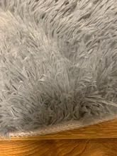 Round Rug Carpets Living-Room-Decor Modern-Mats Bedroom Faux-Fur Fluffy Shaggy-Area Long