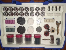 268PC Abrasive Rotary Tool Accessories Set Electric Mini Drill Bit Kit for Dremel Sanding
