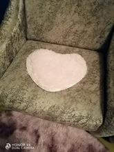 Round Rug Carpets Living-Room-Decor Modern-Mats Bedroom Faux-Fur Fluffy Shaggy-Area Long
