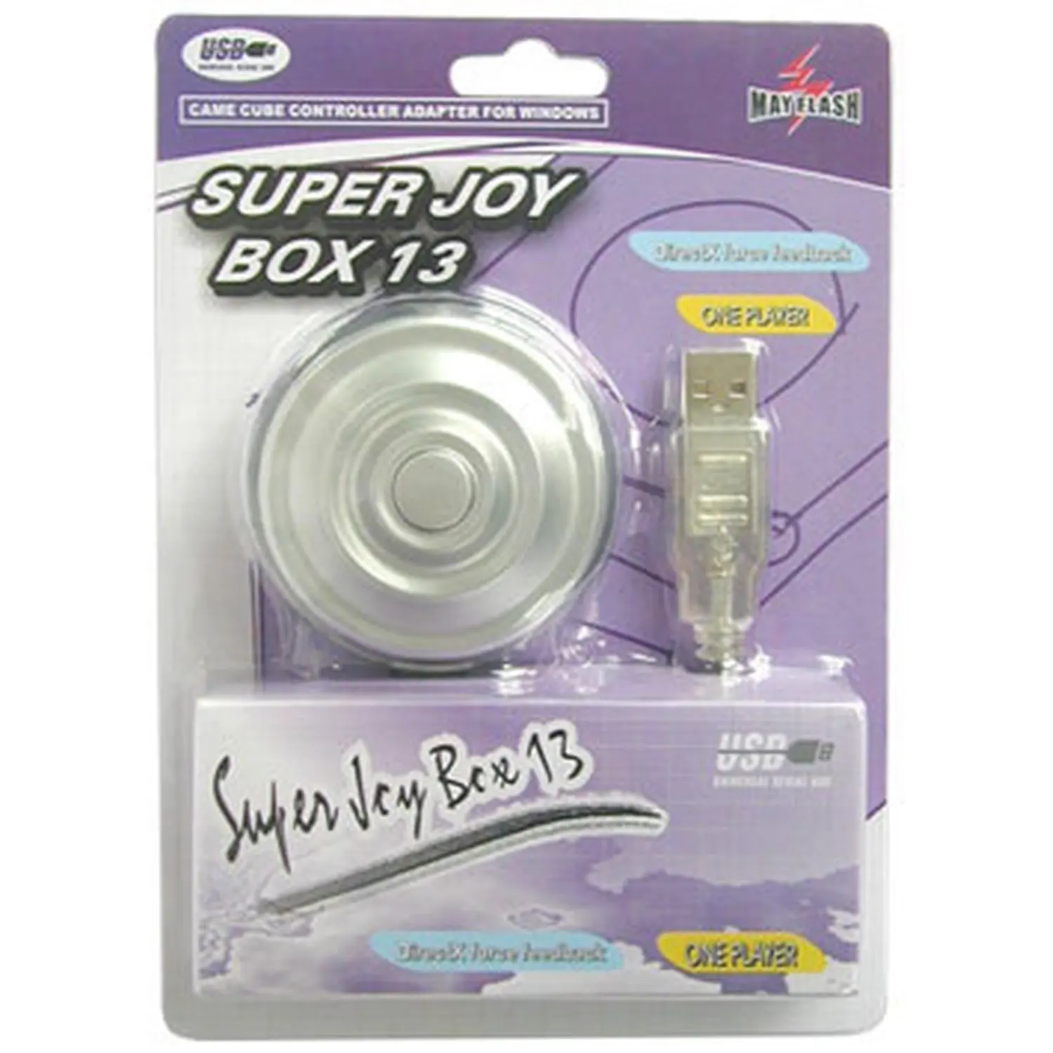 Super JoyBox 13 [GC-> PC] превратите игровой куб-контроллер для использования на ПК USB-порту. <