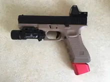 Mira holográfica de Metal para caza, visor de punto rojo RMR, colimador, reflejo Glock, compatible con Weaver carril de 20mm, Airsoft