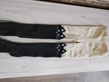 Los nuevos niños de dibujos animados de medias para chicas encantadoras Patchwork diseños de bordado medias pantis primavera bebé medias de Kawaii