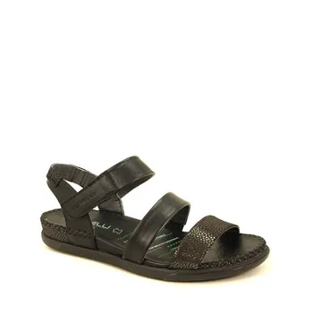 

Forelli Women Genuine Leather Black Sandals 22315 Made in Turkey Sneaker Slipper Sandal Anatomical Shoes Expert
