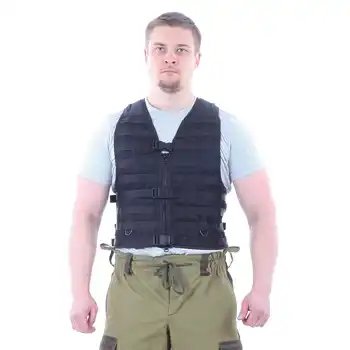 

Vest-base Ke tactical scorpion on Molle with zipper and fastess Black