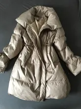 Puffer Jacket Coat Winter Women Parkas Short Fitaylor White-Duck-Down Warm Khaki