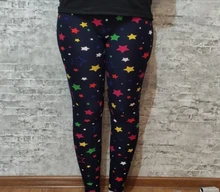 ARDLTME-Leggings informales con estampado de estrellas para mujer, pantalones de cintura alta, elásticos, ajustados, de talla grande, 2021