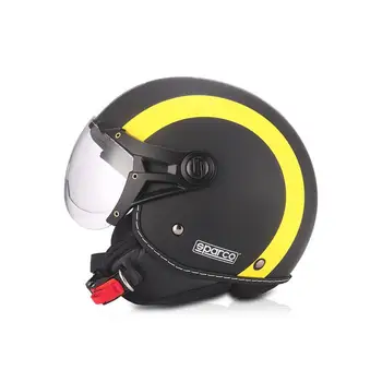 

SPC77725NGA Casco Moto 501 Black/Yellow size L. Matte SPARCO®