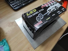 LED DRL Driving-Lights Fog-Lamp Angel-Eyes Pink Universal Yellow Blue 64mm 12V White