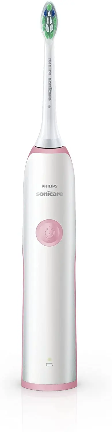 Philips Sonicare Cleancare Daily Clean Hx3212/42-Spazzolino Elettrico, 1 Testina, Caricabatterie, Rosa Per La Salute Delle Gengive Spazzolatura 10 Gio