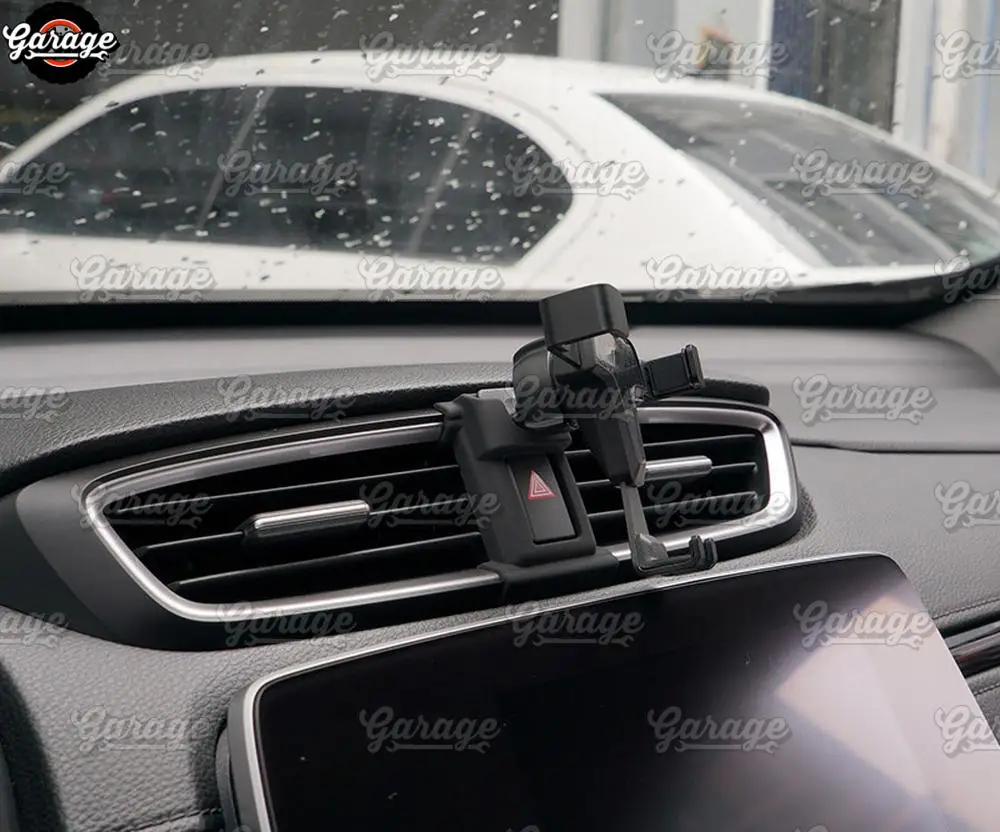 Автомобильный держатель для телефона для Honda CR-V-литье из алюминиевого сплава 1 Набор декоративных аксессуаров для автомобиля