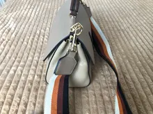 FOXER-Bolso cruzado de cuero auténtico para mujer, bolsa de hombro de gran capacidad para oficina, para Otoño e Invierno