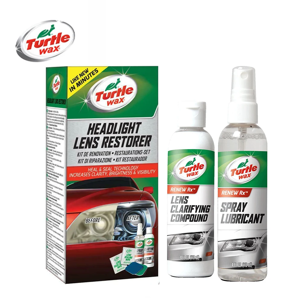 Набор для реставрации автомобильных фар Turtle Wax FG7606 51768 Лен Восстановление Kit Фары