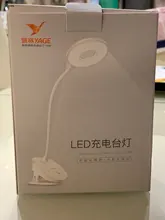 Study Lamps Magnifier Touch-Clip Gooseneck Usb-Table-Light Flexo Rechargeable 18650 Battery