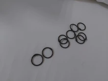 10 Uds. Hoja metálica suelta anillo de carpeta aros para libros DIY álbumes escuela Oficina suministros artesanía Color caramelo llavero para colgar