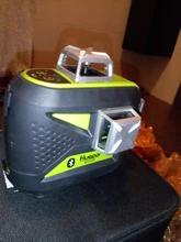 Laser-Level Cross-Line Green-Beam Li-Ion-Battery Huepar 3x360 Bluetooth 3D with Connectivity