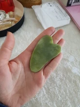 Tabla de MASAJE Gua masajeador Sha, piedra de Jade Natural, cuerno de ternera, Guasha, terapia de SPA, tabla de raspado para el cuidado corporal