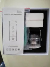 DuPont-botella generadora de agua rica en hidrógeno y titanio coreano N324, superantioxidante, ORP 3300ppb H2, generador de agua con inhalador