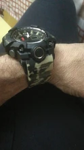 Smael Relojes Deportivos de Marca para Hombre con Doble Pantalla Analógica Digital Led Relojes de Pulsera de Cuarzo Electrónicos Reloj Militar de Natación Impermeable