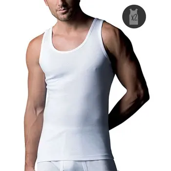 

FLAG BEARER, Pack X2 Undershirt Suspenders, for men, 100% cotton